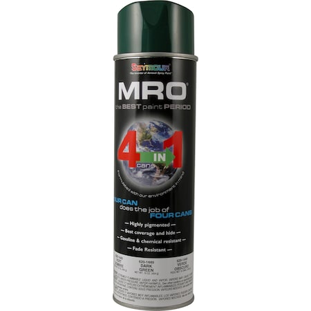 Seymour Midwest Spray Paint, Dark Green, 20 oz, 6 PK 620-1449